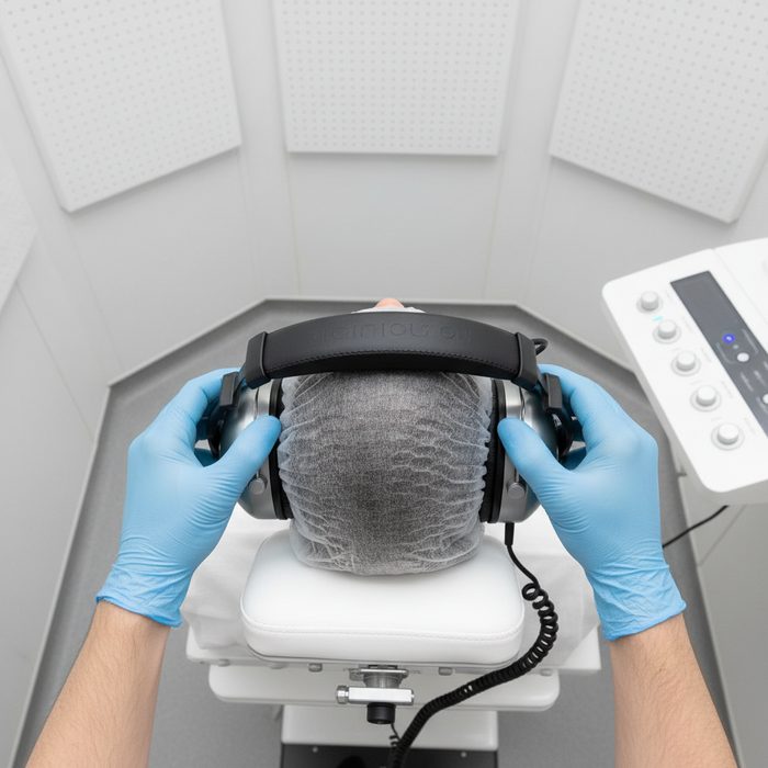 Equipamento de audiometria